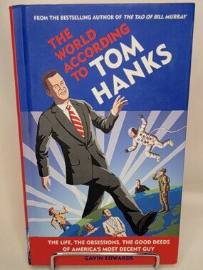 Biography The World According to Tom Hanks by Gavin Edwards Hardcover Book